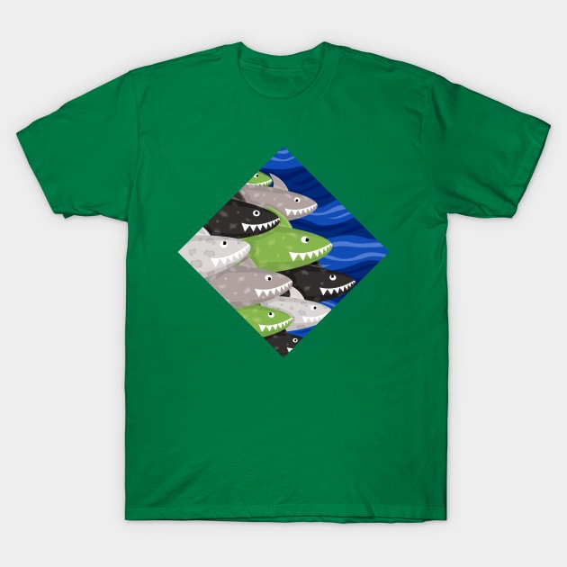 Sharks T-Shirt by Utlandia